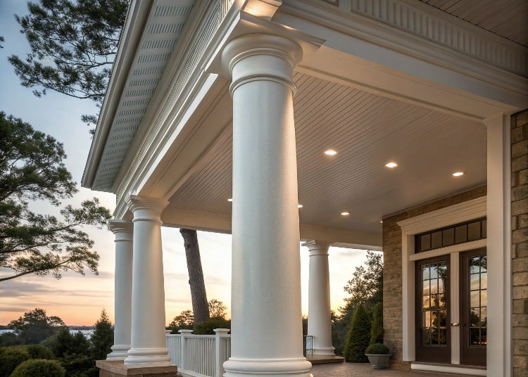 Fiberglass porch columns