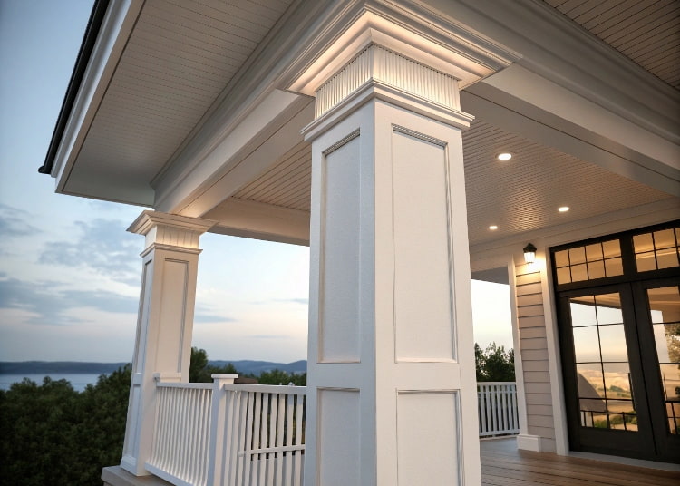 PVC porch columns