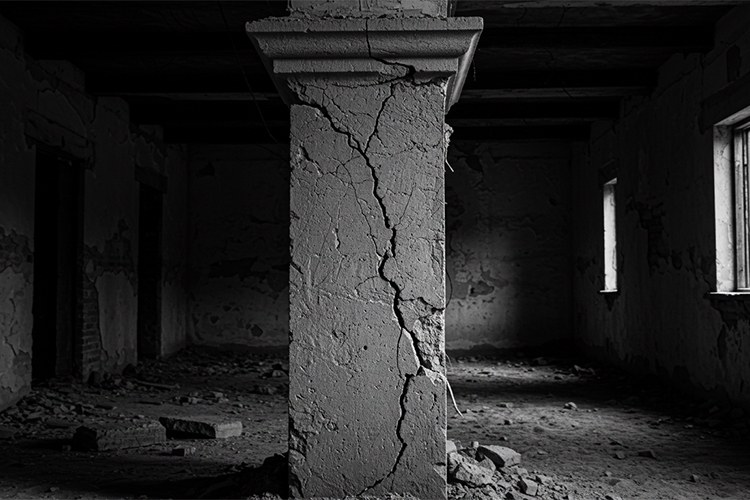 a column on the brink of collapse | what happens if columns collapse