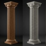 fiberglass columns vs wood concrete and steel columns