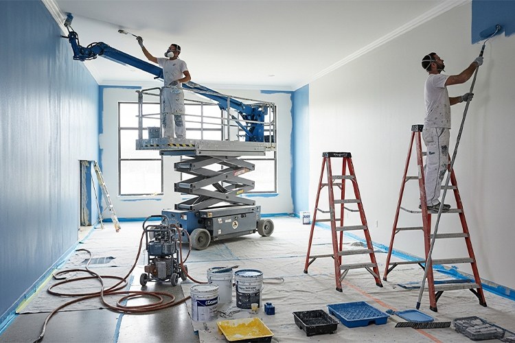 a homeowner decides to hire professionals after realizing he can afford the house painting cost