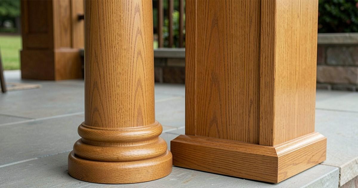 Square vs Round Porch Columns: Which Is Better?