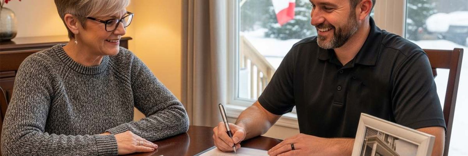 signing contract after understanding cost factors in porch column replacement