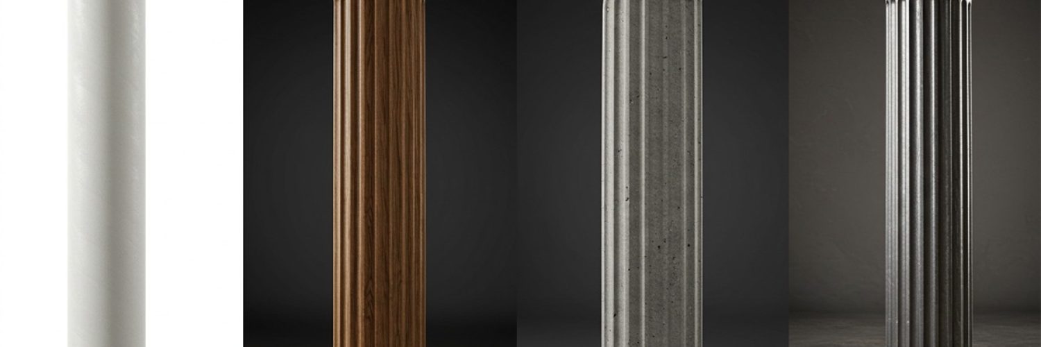 fiberglass columns vs wood concrete and steel columns
